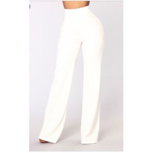Off-White High Waist Long Pants